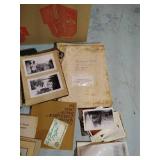 Ephemera- Photographs, 1922 Diploma & Scrapbook