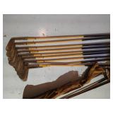 Antique Golf Clubs, Size 2-10 "George Nicole" + Two Others