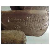 Antique Golf Clubs, Size 2-10 "George Nicole" + Two Others