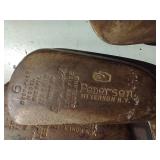 Antique Golf Clubs, Size 2-10 "George Nicole" + Two Others