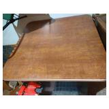 Two Fold-Flat Chairs w/ Card Table