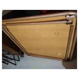 Two Fold-Flat Chairs w/ Card Table