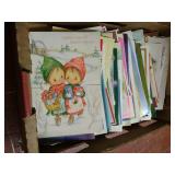 Ephemera- Vintage Airmail Stamps & Christmas Cards