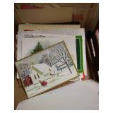 Ephemera- Vintage Airmail Stamps & Christmas Cards