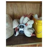 Lot of Snow Geese Plastic & Rubber Decoys
