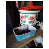 Sprinklers, Pots, Hanging Planters, Etc