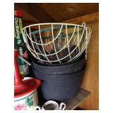 Sprinklers, Pots, Hanging Planters, Etc