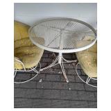 Metal Table w/ Chairs