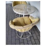 Metal Table w/ Chairs
