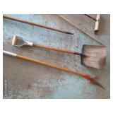 Tree Limb Saw, Shovel & Rakes