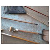Tree Limb Saw, Shovel & Rakes