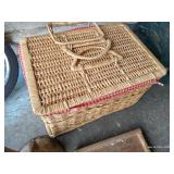 Vintage Washer Board, Agitator, Picnic Basket