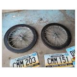 License Plates & Solid Wheels