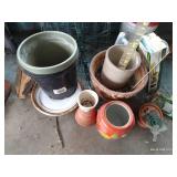 Gardening Lot: Soils, Pots, Edging, Stakes, Etc