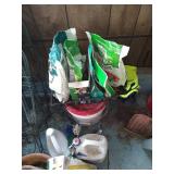 Gardening Lot: Soils, Pots, Edging, Stakes, Etc