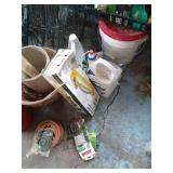 Gardening Lot: Soils, Pots, Edging, Stakes, Etc