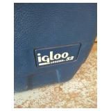 Igloo Cooler, Step Stool, Broom, Gas Cans