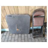 Folding Table & Chairs