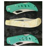 Whitetail Cutlery & Flying Falcon  | (2) - Flying Falcon pocketknife & (1) -The Whitetail Saddlehorn Pocetknife