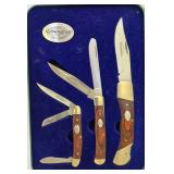 Remington Sportsman Series 3 Folding Knife Set in  Collectable Gift Tin