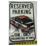 DaleEarnhardt Jr Reserved Parking Sign & DaleEarnhardt Jr Collectors Watch
