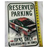 DaleEarnhardt Jr Reserved Parking Sign & DaleEarnhardt Jr Collectors Watch