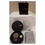 Rare Limited Edition Swiss-made Zippo Watch w/ Authentic Certificate