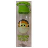 Mandalorian Star Wars  Digtal watch with matching Mandalorian Waterbottle