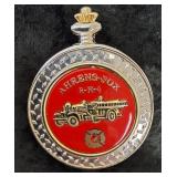 Franklin Mint | Ahrens-Fox R-K-4 Fire Truck Pocket Watch