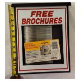 6 Black Outdoor Boxes for Free Brochures