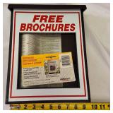 6 Black Outdoor Boxes for Free Brochures