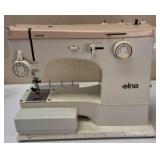 VINTAGE Elna Special Sewing Machine In Metal Case