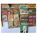 Vintage 1944 Hardcover books from Tarazan,Roy Rogers, Hitchcok