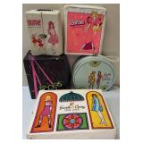 Vintage  Barbie Fashion Doll Cases from 1964, 1965 ,1966, 1982 &  1985
