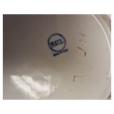 Antique  Hall  Medium White Ironstone China  Pottery