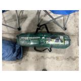 2 LAWN CHAIRS, 3 PERSON TENT & BLOW UP BED