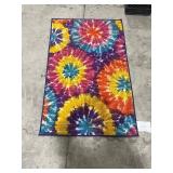 TIE-DYE RUG 36" X 56"