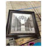 FRAMED PICTURE 32" X 32"