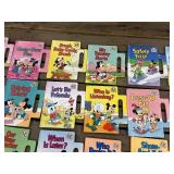 21 WALT DISNEY BABIES OUT & AROUND BOOKS W/ BAG