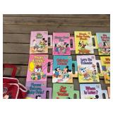 21 WALT DISNEY BABIES OUT & AROUND BOOKS W/ BAG