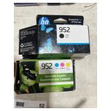 HP 952 INK CARTRIDGES BLACK, CYAN, MAGENTA, & YELLOW
