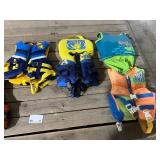 KIDS LIFE JACKETS & WATER WINGS