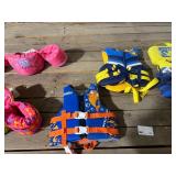 KIDS LIFE JACKETS & WATER WINGS