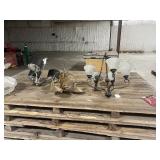 4) HANGING CHANDELLER LIGHTS