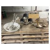 4) HANGING CHANDELLER LIGHTS