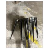 6) 4"X4" POST MOUNTS