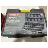 CRAFTSMAN EVOLV 40 PIECE SAE/METRIC STANDARD& DEEP IMPACT SOCKET SET (NEW)