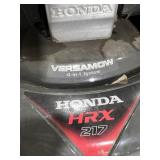 HONDA HRX 217 VERSAMOW 4 IN 1 SYSTEM MOWER