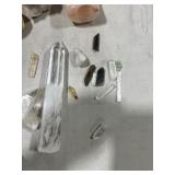 TABLE FULL OF CRYSTALS, GEODES, & ROCKS