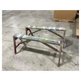 2 STEEL SAW HORSES